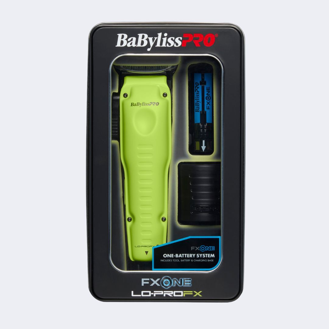 BaByliss PRO FXONE LO-PROFX Limited Edition Neon Yellow Clipper 