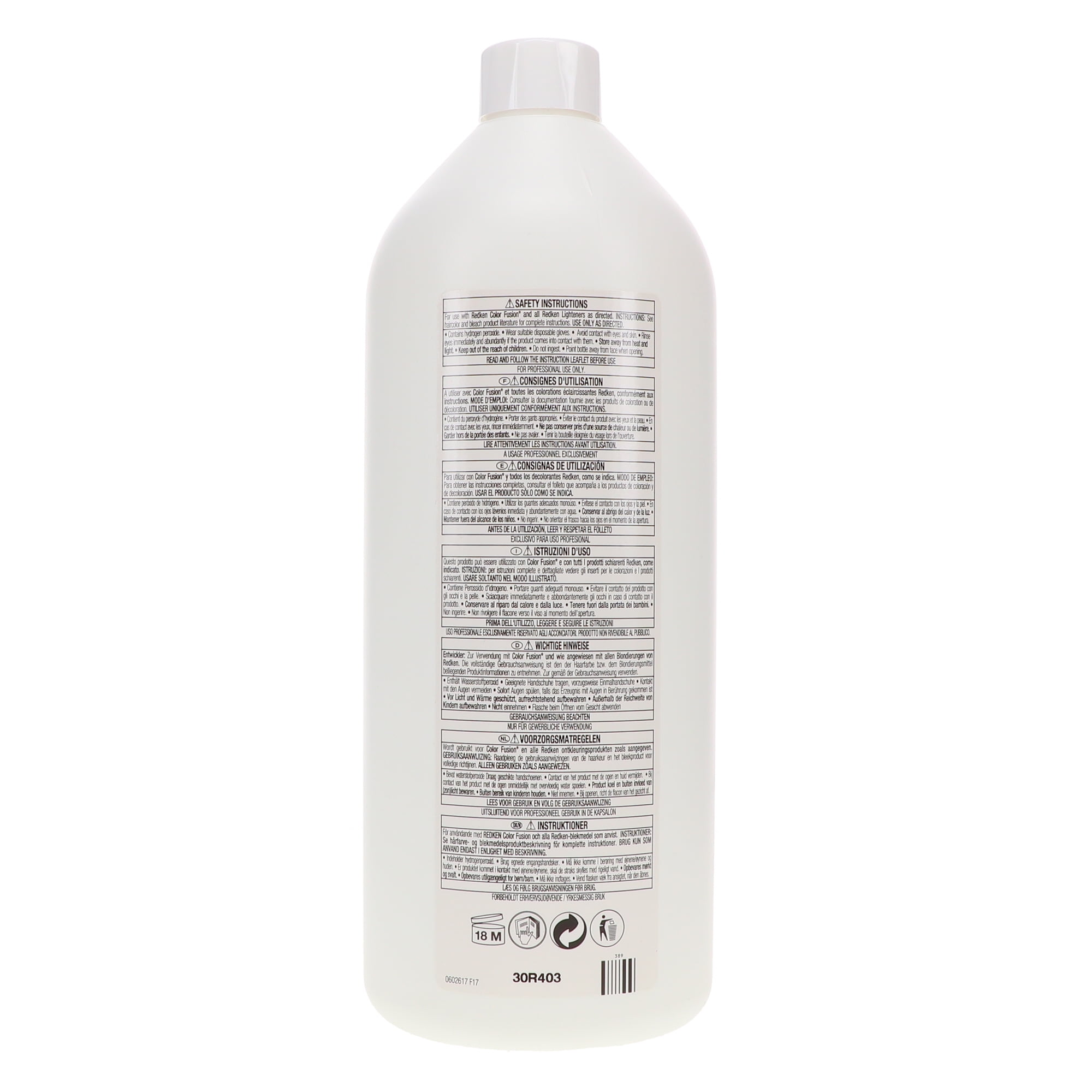 REDKEN Pro-oxide Cream Developer - 10 Volume 3%, 33.8 fl oz
