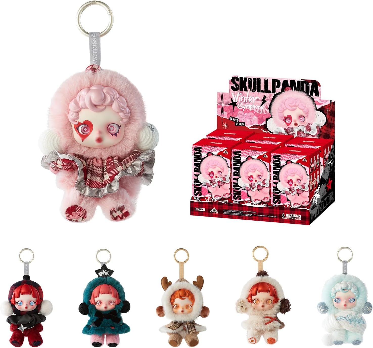 POP MART Skull Panda Winter Symphony Series Plush DUPE – Sealed Collectible Blind Box