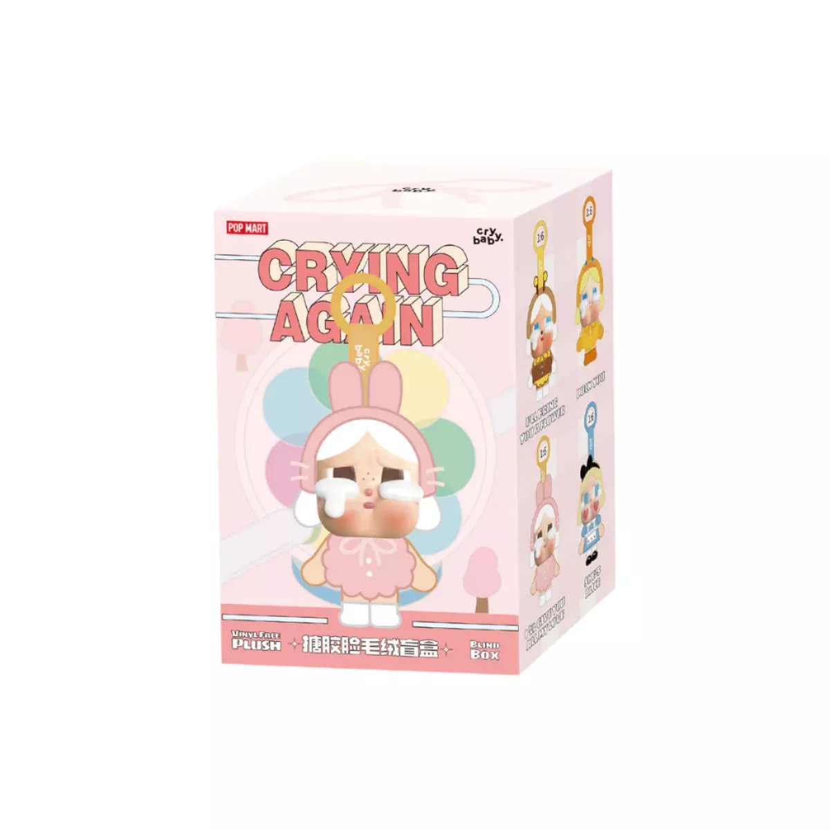 POP MART Crying Again Crybaby Vinyl Face Plush Blind Box DUPE– Sealed Box