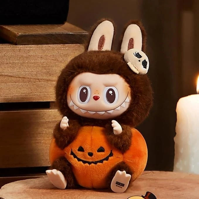 POP MART Labubu Fall in Wild Sitting Pumpkin Halloween Theme– LAFUFU DUPE   POP MART Labubu Fall in Wild Sitting Pumpkin Halloween Theme– LAFUFU DUPE