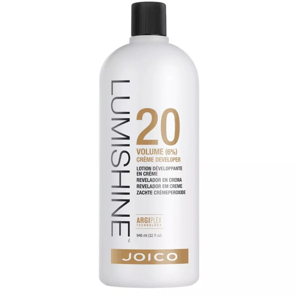 Joico LumiShine Creme Developer 20 Volume – Professional Hair Color Peroxide, 32 oz