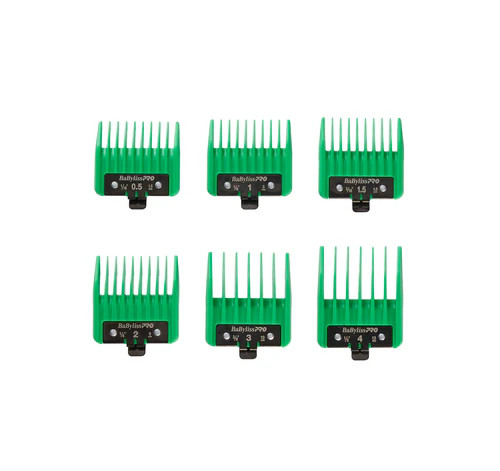 BaBylissPRO x Tomb45 Precision Clipper Guards FXPCG2 – 8-Piece Magnetic Guard Set
