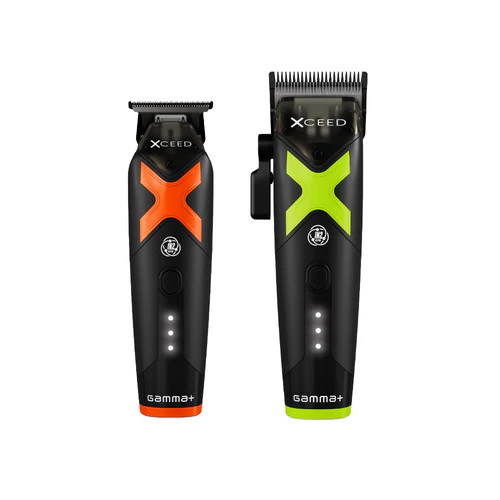 Gamma+ XCEED IN2 Vector Motor Cordless Clipper + Trimmer Combo