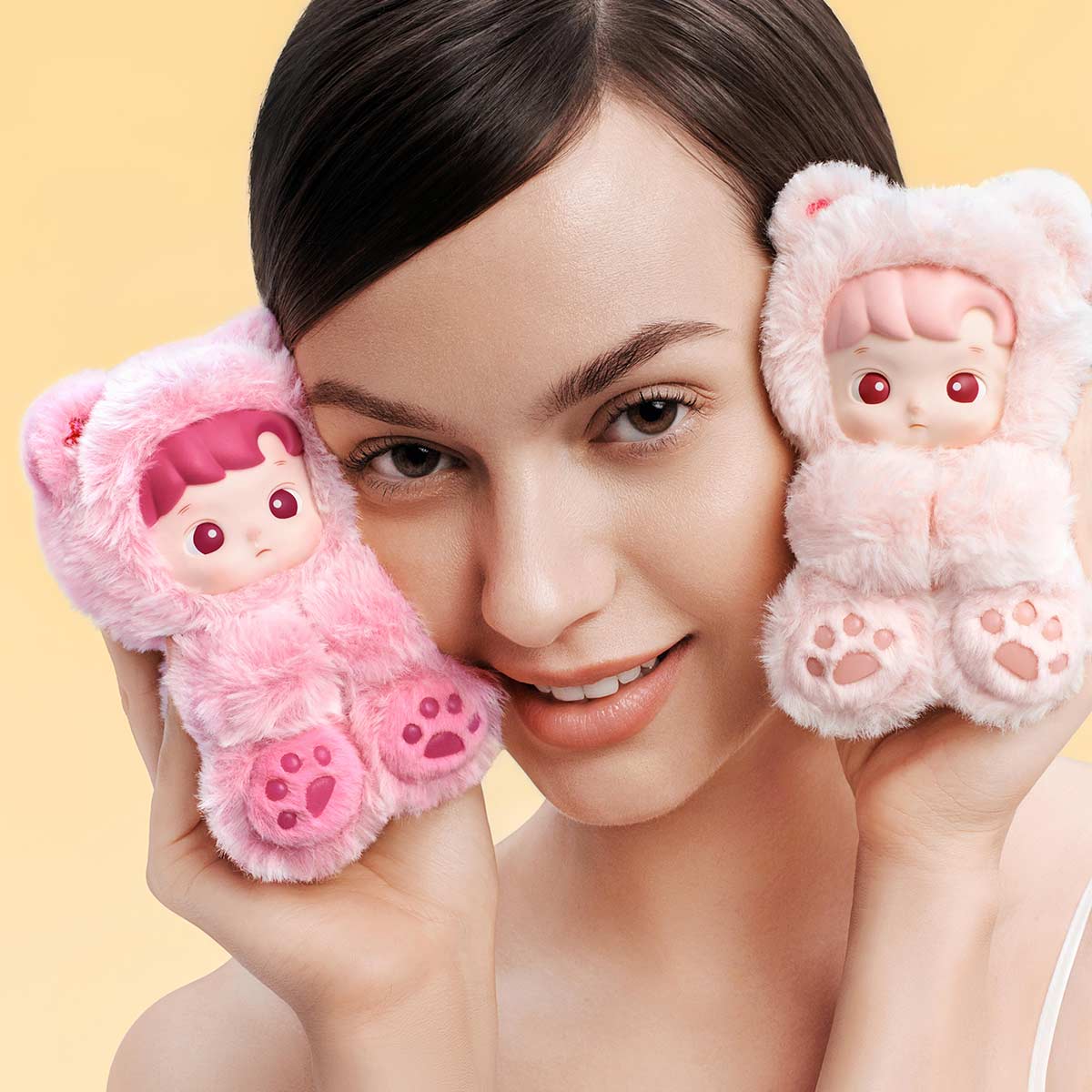 POP MART HACIPUPU Gummy Bear Series – Vinyl Plush Pendant Blind Box – DUPE 