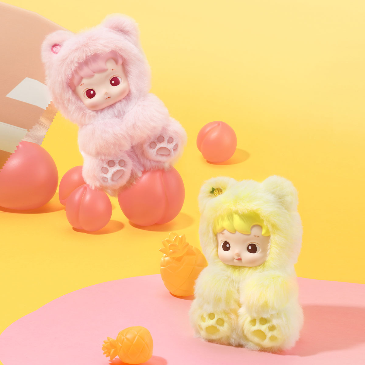 POP MART HACIPUPU Gummy Bear Series – Vinyl Plush Pendant Blind Box – DUPE 
