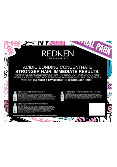 REDKEN Holiday Hair Kit – Acidic Bonding Shampoo, Conditioner & 24/7 Serum
