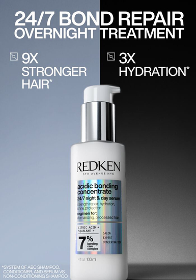 REDKEN Holiday Hair Kit – Acidic Bonding Shampoo, Conditioner & 24/7 Serum