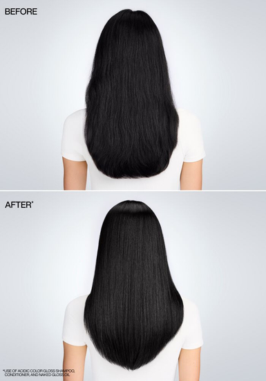 REDKEN Acidic Color Gloss Holiday Kit – Shampoo, Conditioner & Naked Gloss Oil (P2808600)