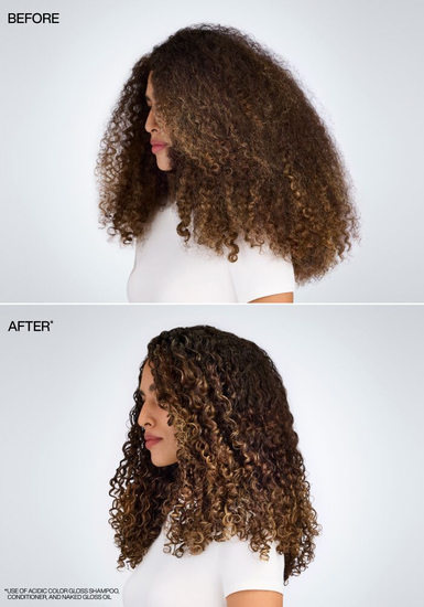 REDKEN Acidic Color Gloss Holiday Kit – Shampoo, Conditioner & Naked Gloss Oil (P2808600)