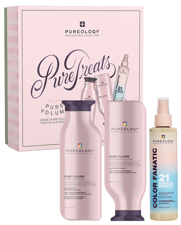 PUREOLOGY Pure Volume Holiday Kit – Lightweight Volumising Trio
