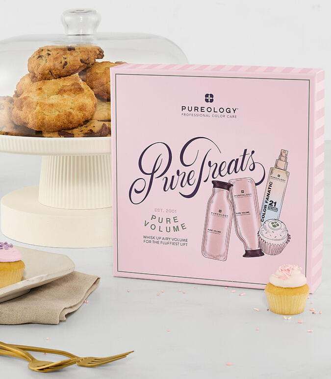 PUREOLOGY Pure Volume Holiday Kit – Lightweight Volumising Trio