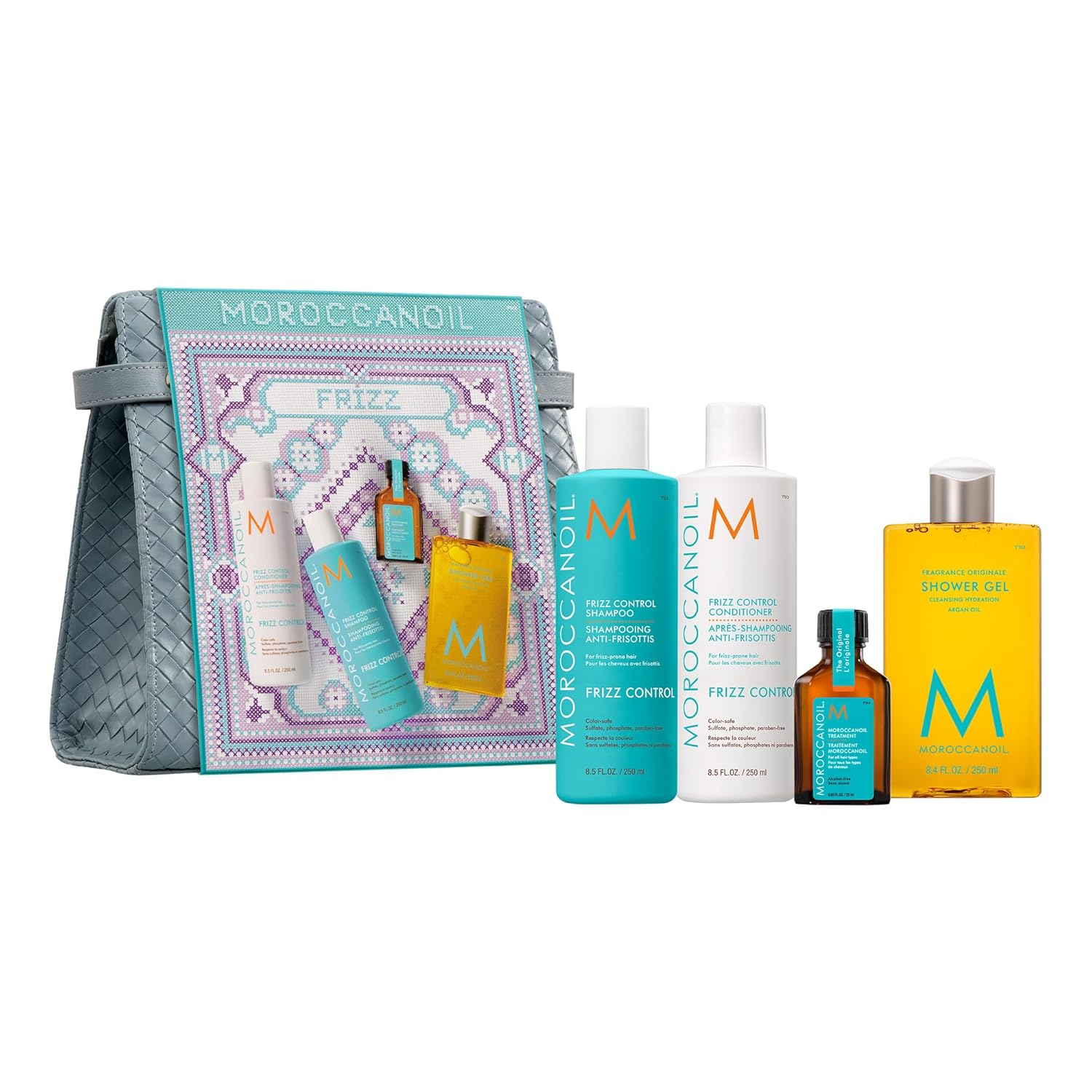 MOROCCANOIL Frizz Control Holiday Set – Smoothing & Repair Gift Kit 