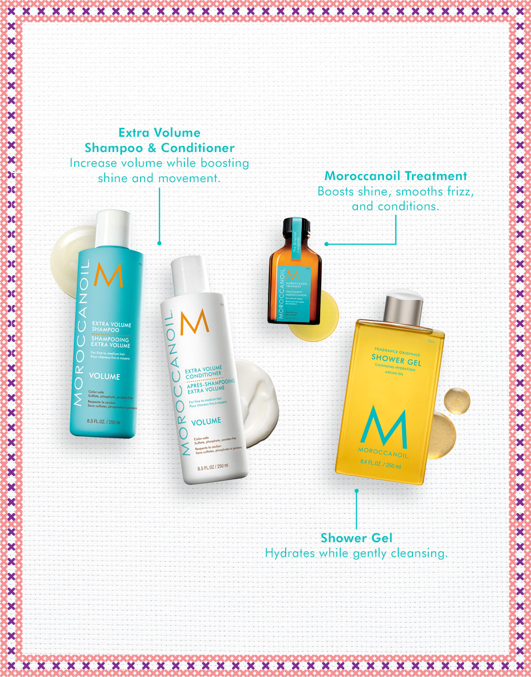 MOROCCANOIL Extra Volume Holiday Set – Volumising & Lightweight Shine Kit