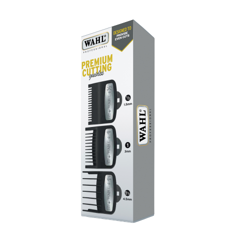 Wahl Premium Cutting Guides 1.5mm, 3mm & 4.5mm – 3 Pack