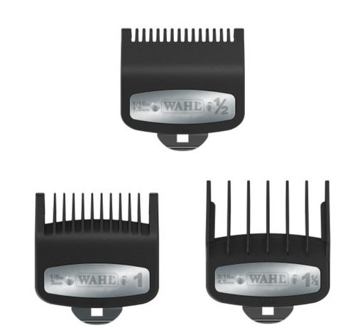 Wahl Premium Cutting Guides 1.5mm, 3mm & 4.5mm – 3 Pack