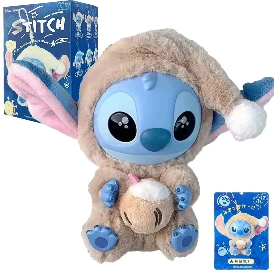 Miniso Stitch Eat Before Sleep Series – Confirmed Vinyl Figure Blind Box (Dupe)