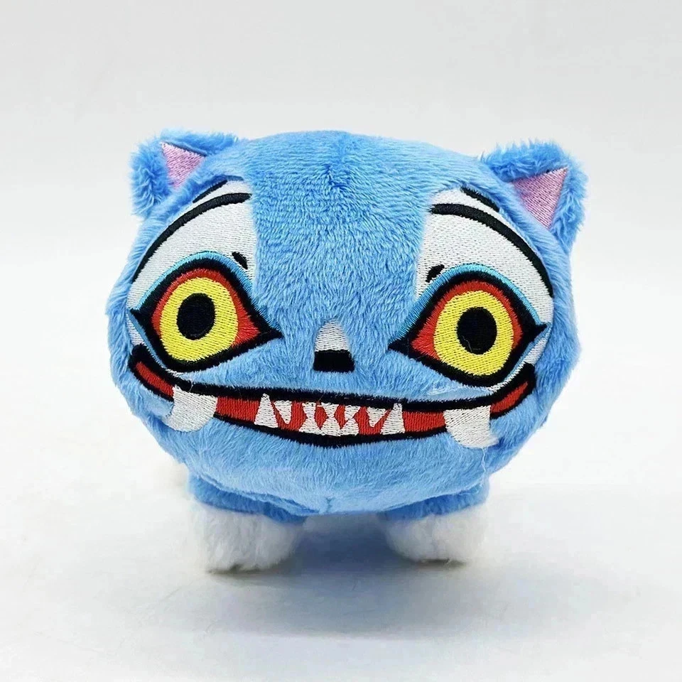 K-Pop Demon Hunters Derpy Tiger Plush 8” – Blue Stuffed Plush Toy (2025)