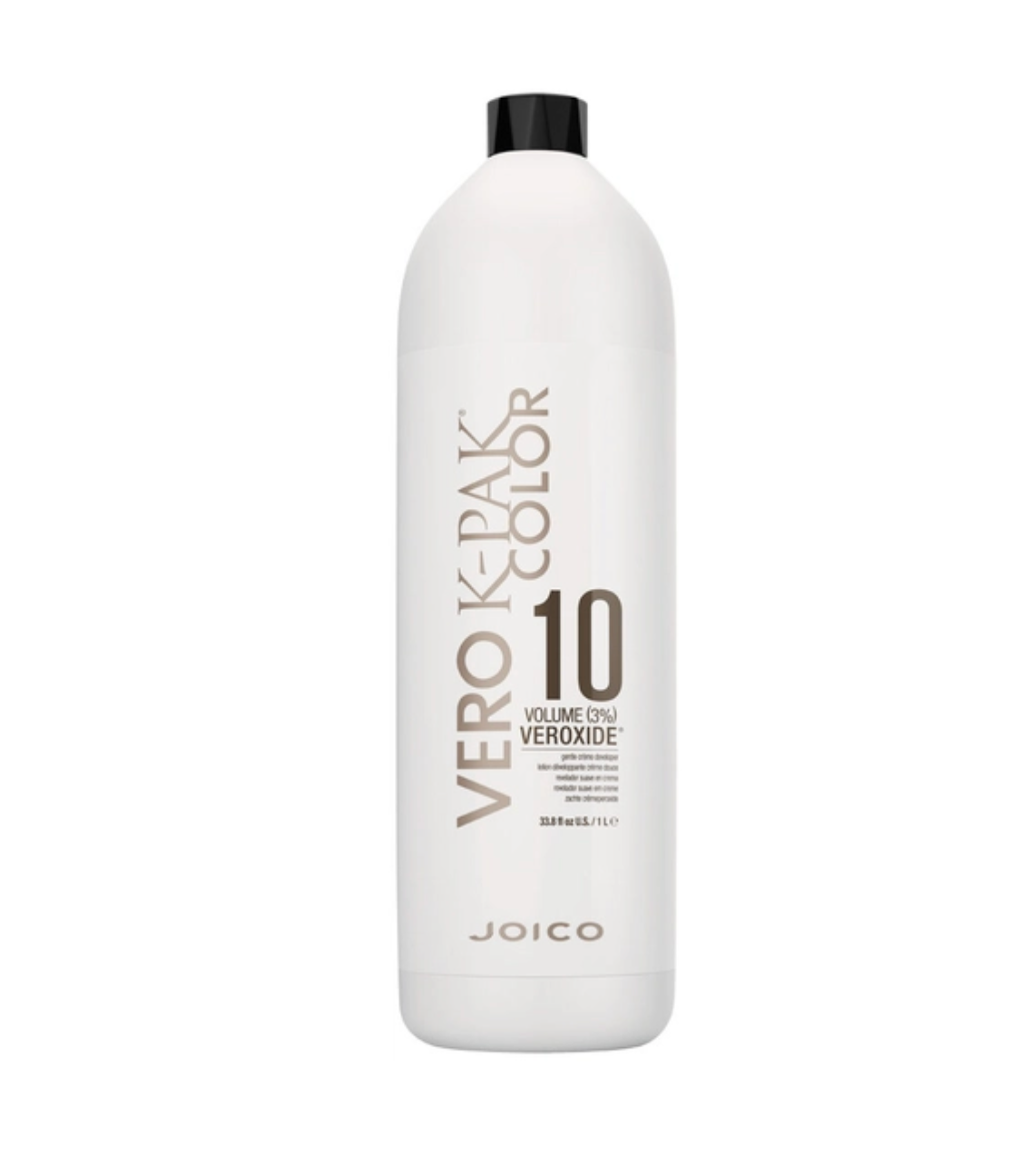 Joico Vero K-PAK Veroxide 10 Volume (3%) is a gentle professional crème developer