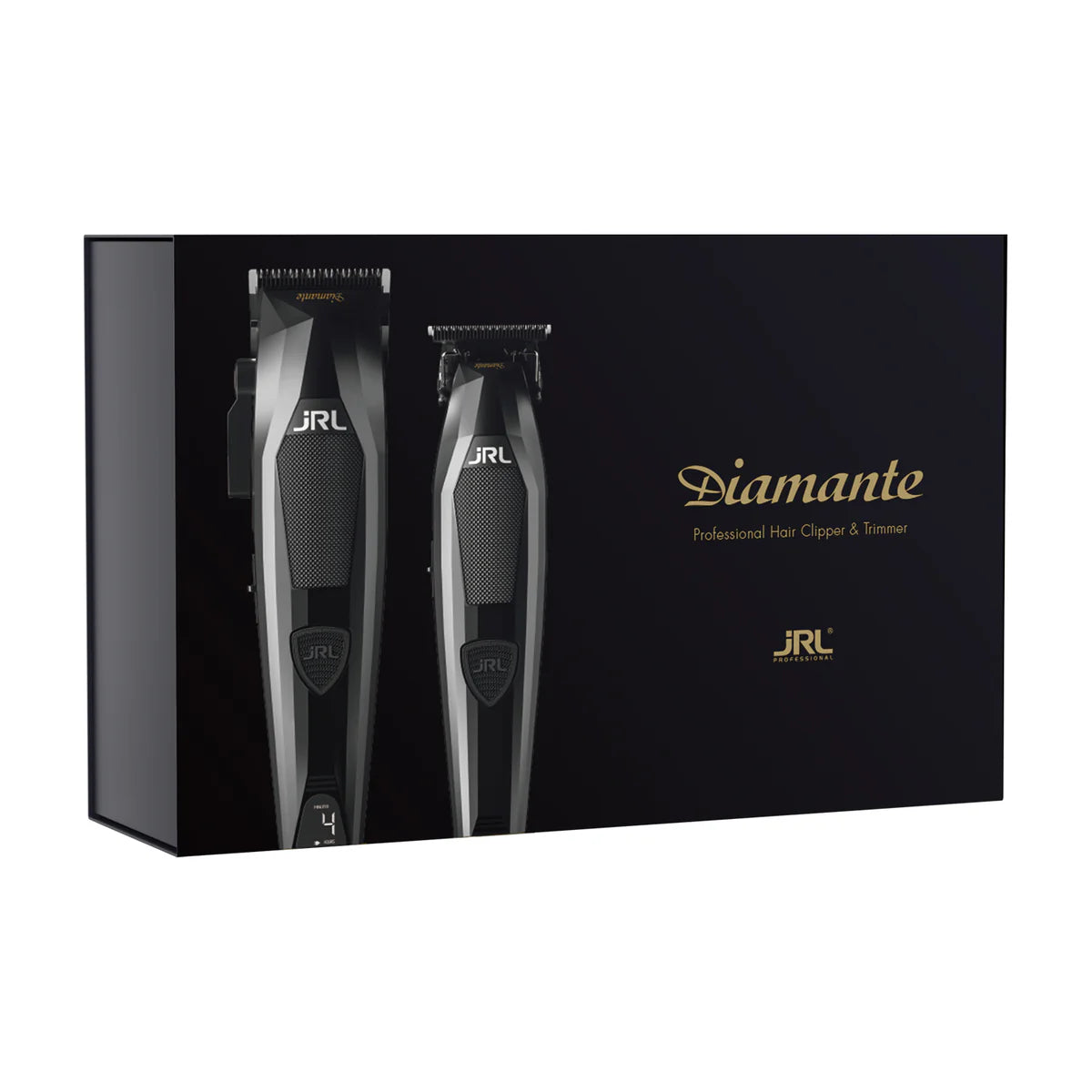 JRL Diamante Collection Clipper + Trimmer Set – Black (DI2025B)