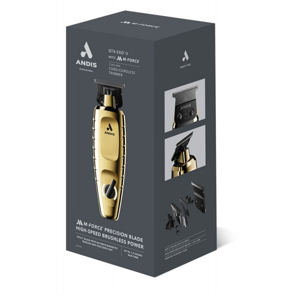 Andis GTX-EXO II Professional Trimmer – Gold (#562168)