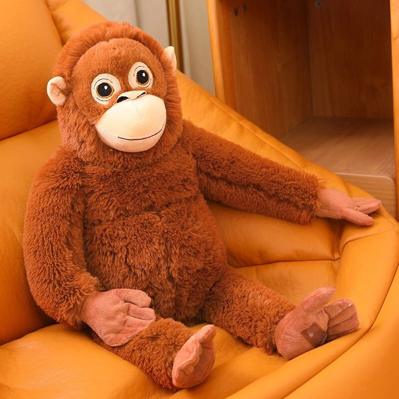 IKEA DJUNGELSKOG Orangutan Monkey Plush – Brown 26 Inch