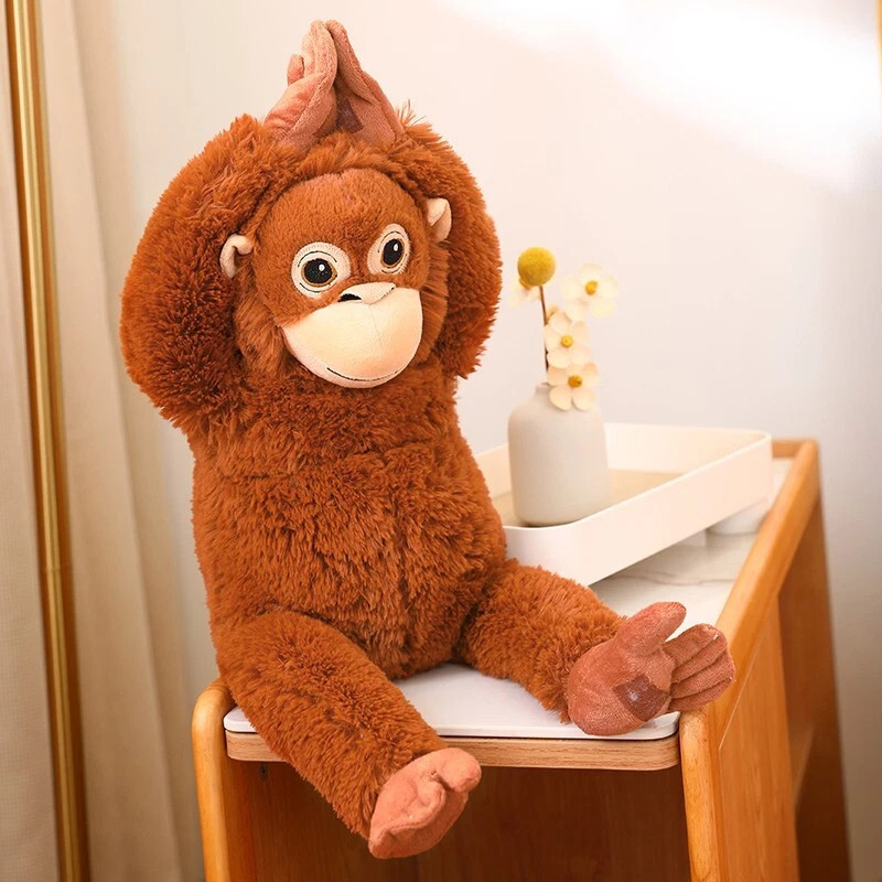 IKEA DJUNGELSKOG Orangutan Monkey Plush – Brown 26 Inch
