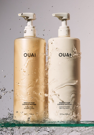 OUAI Medium Shampoo & Conditioner Duo (1 ltr)