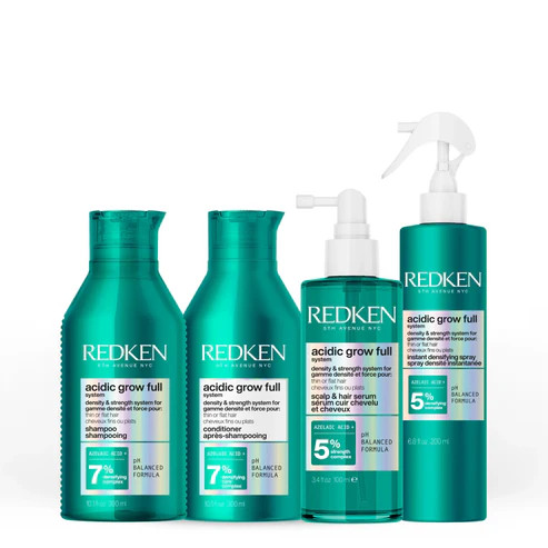 Redken Acidic Grow Full System — Complete Routine for Thinning Hair