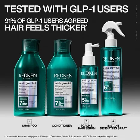Redken Acidic Grow Full System Duo (Shampoo & Conditioner) (300 ml / 10.1 fl oz)