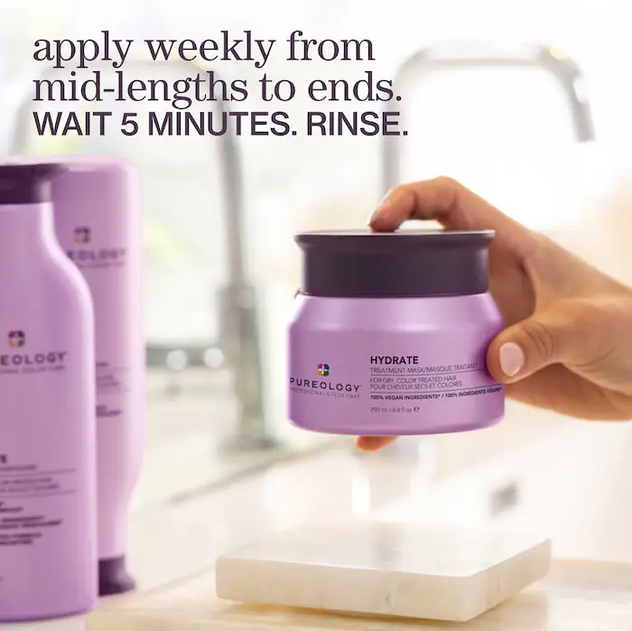Pureology Hydrate Hair Mask for Dry Hair (8.4 fl oz/250 ml)