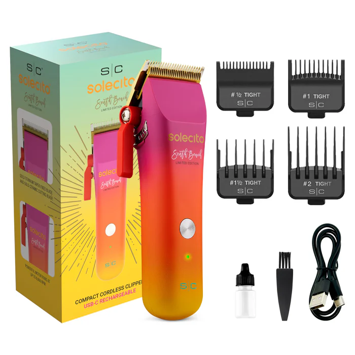 GAMMA Stylecraft Solecito Pro Cordless Hair Clipper with Rotary Motor