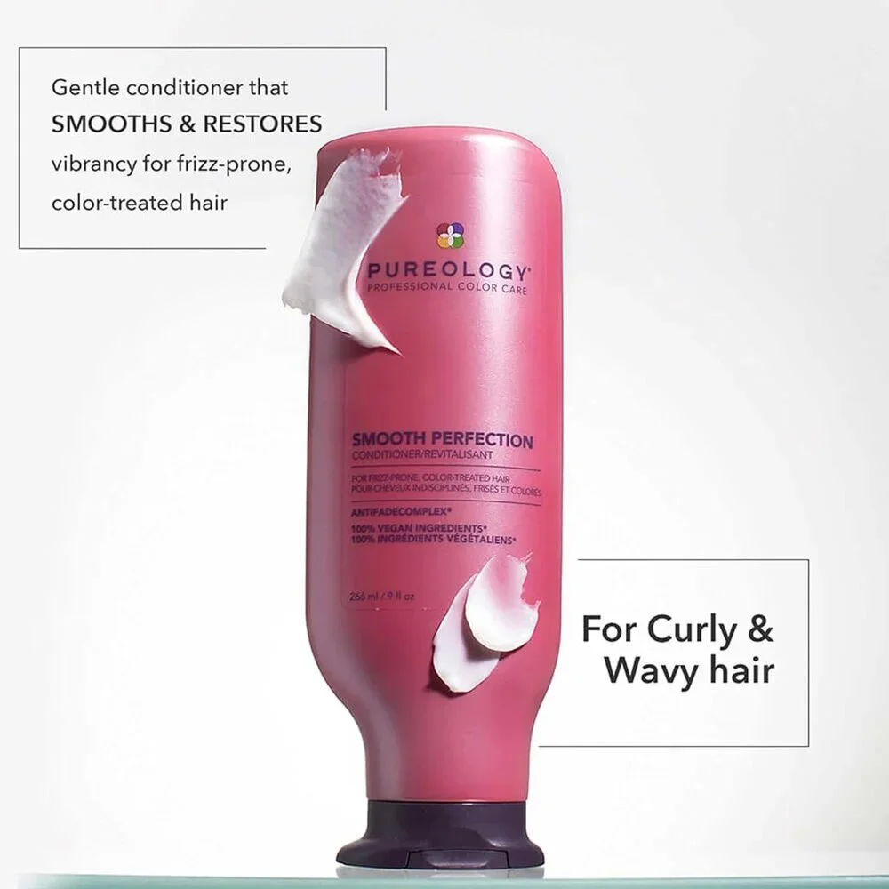 Pureology Smooth Perfection Anti-Frizz Shampoo & Conditioner Duo Set 33.8 fl oz Each