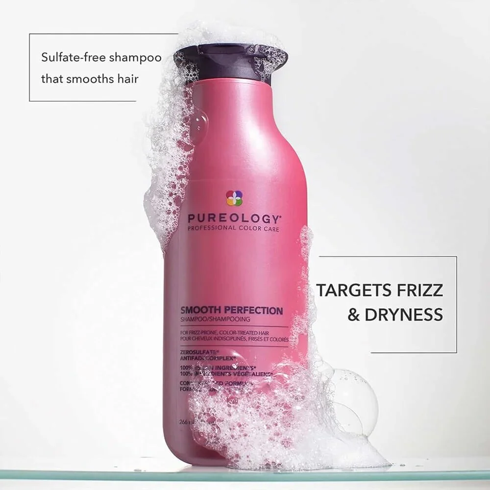 Pureology Smooth Perfection Anti-Frizz Shampoo & Conditioner Duo Set 33.8 fl oz Each