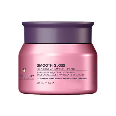 Pureology Smooth Gloss Anti-Frizz Treatment Hair Mask for Frizzy, Colour-Treated Hair