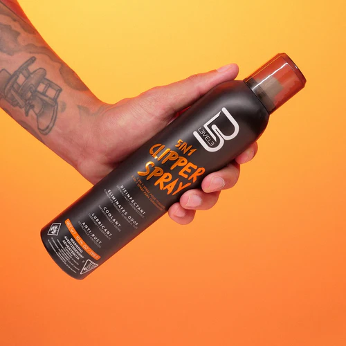 L3VEL3 5-in-1 Professional Clipper Spray – Disinfectant, Lubricant & Blade Cleaner (300ml / 10oz)