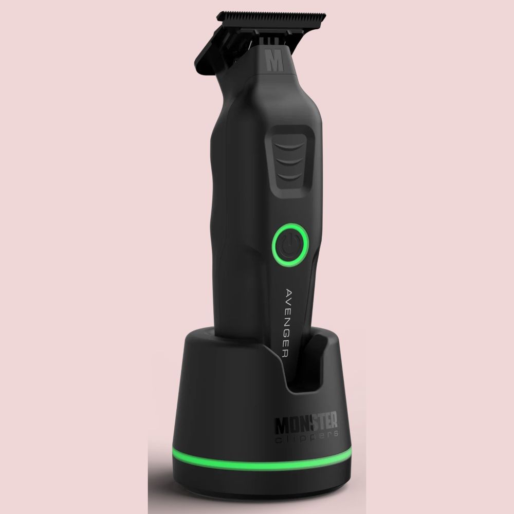 Black Monster M48 Insider Professional Cordless Trimmer with 6,800 RPM Motor & Zero-Gap DLC T-Blade