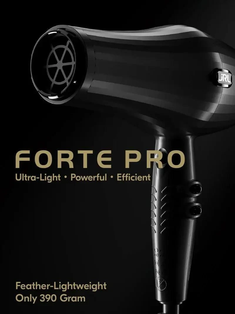 JRL Forte Pro Feather 2400W Lightweight Ionic Hair Dryer Combo Kit