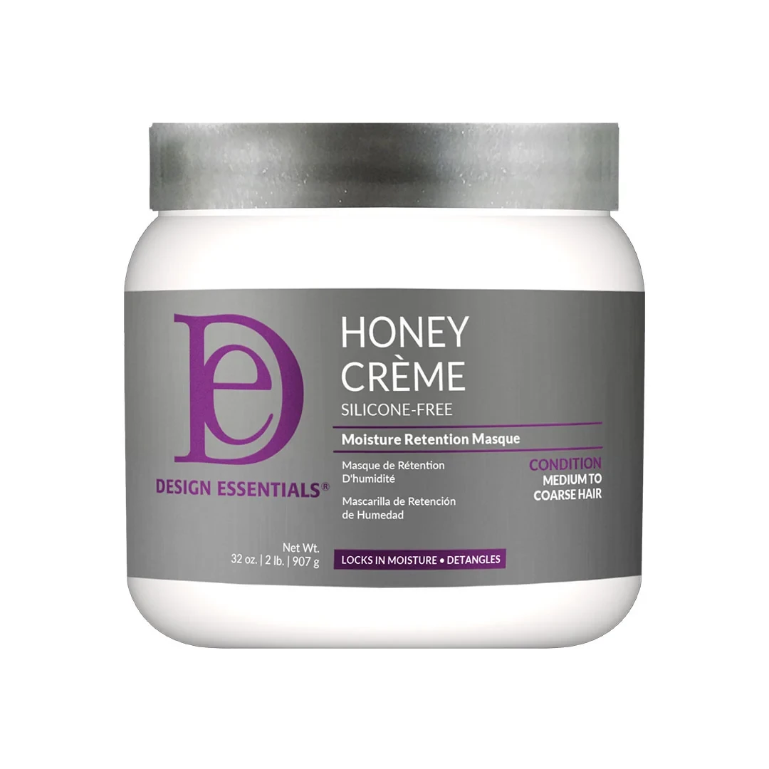 Design Essentials Honey Crème Moisture Retention Masque – Hydrating & Strengthening Hair Treatment