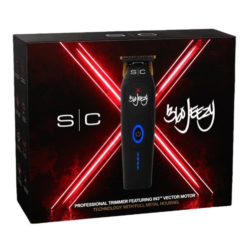 StyleCraft 360 Jeezy Cordless Trimmer SC423B – IN3 Vector Motor, Zero-Gap Gold Titanium Blade
