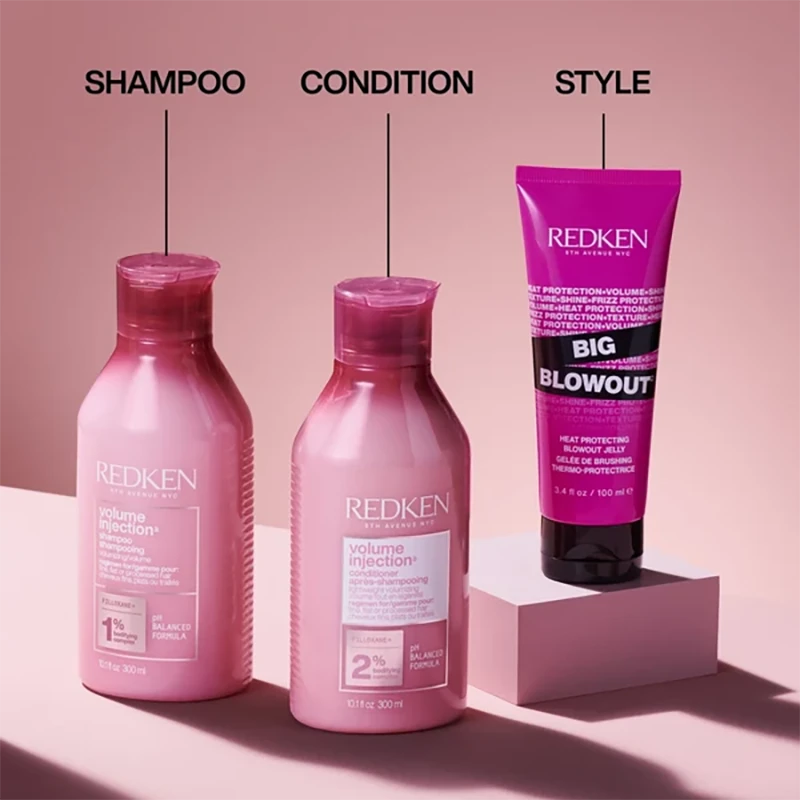 Redken Volume Injection Lightweight Volumising Shampoo & Conditioner Holiday Gift Set