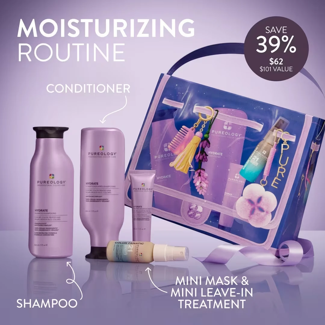 Pureology Hydrate Intense Moisture & Colour Protection 4-Piece Holiday Gift Set