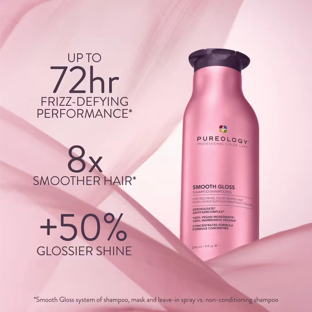 Pureology Smooth Gloss Frizz Control & Heat Protection 3-Piece Holiday Kit