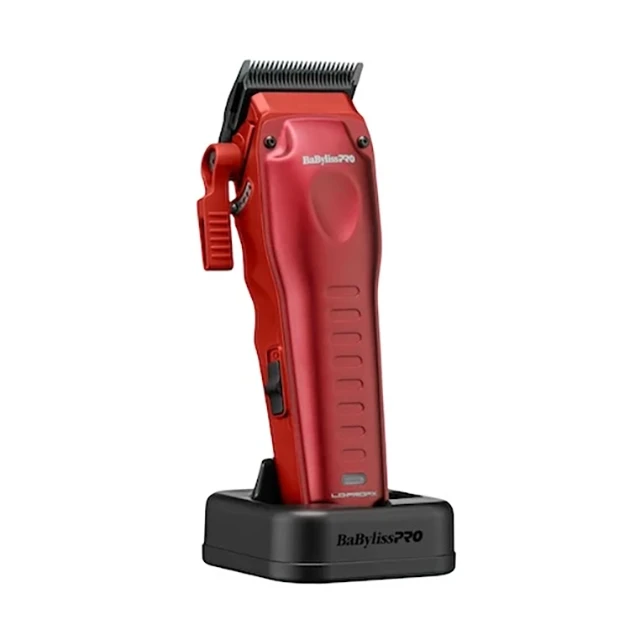 BaBylissPRO LO-PROFX Compact Series Professional Cordless Clipper – Limited Edition Red