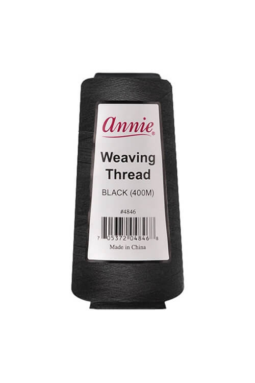 Annie Weaving Hair Weaving Thread 100% Polyester Black