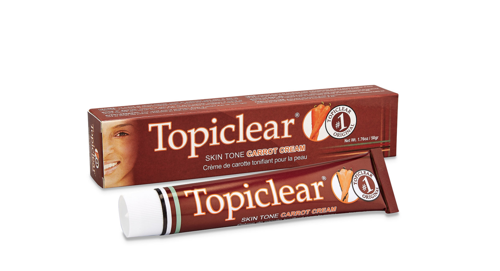 Topiclear Carrot Skin Tone Cream 1.76 oz