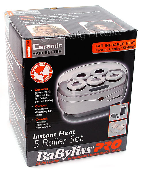 BaByliss Pro Ceramic Instant Heat 5 Roller Set 1.5" Hair Curling Set