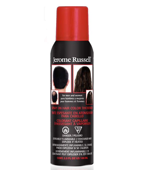 Jerome Russell Spray On Hair Color Thickener 3 5 Oz Medium Brown