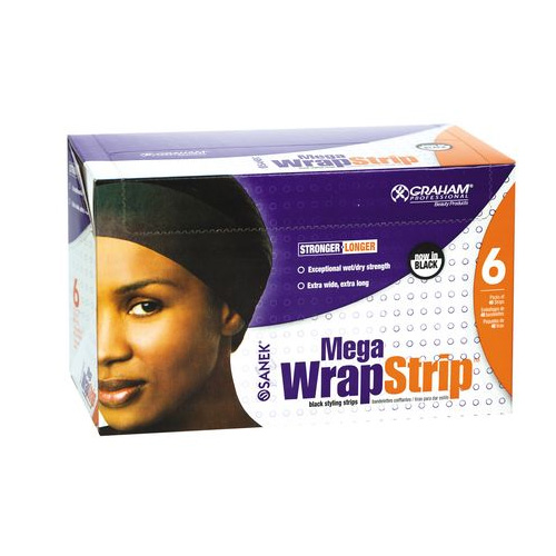 GRAHAM Mega Wrap Styling Strips Black