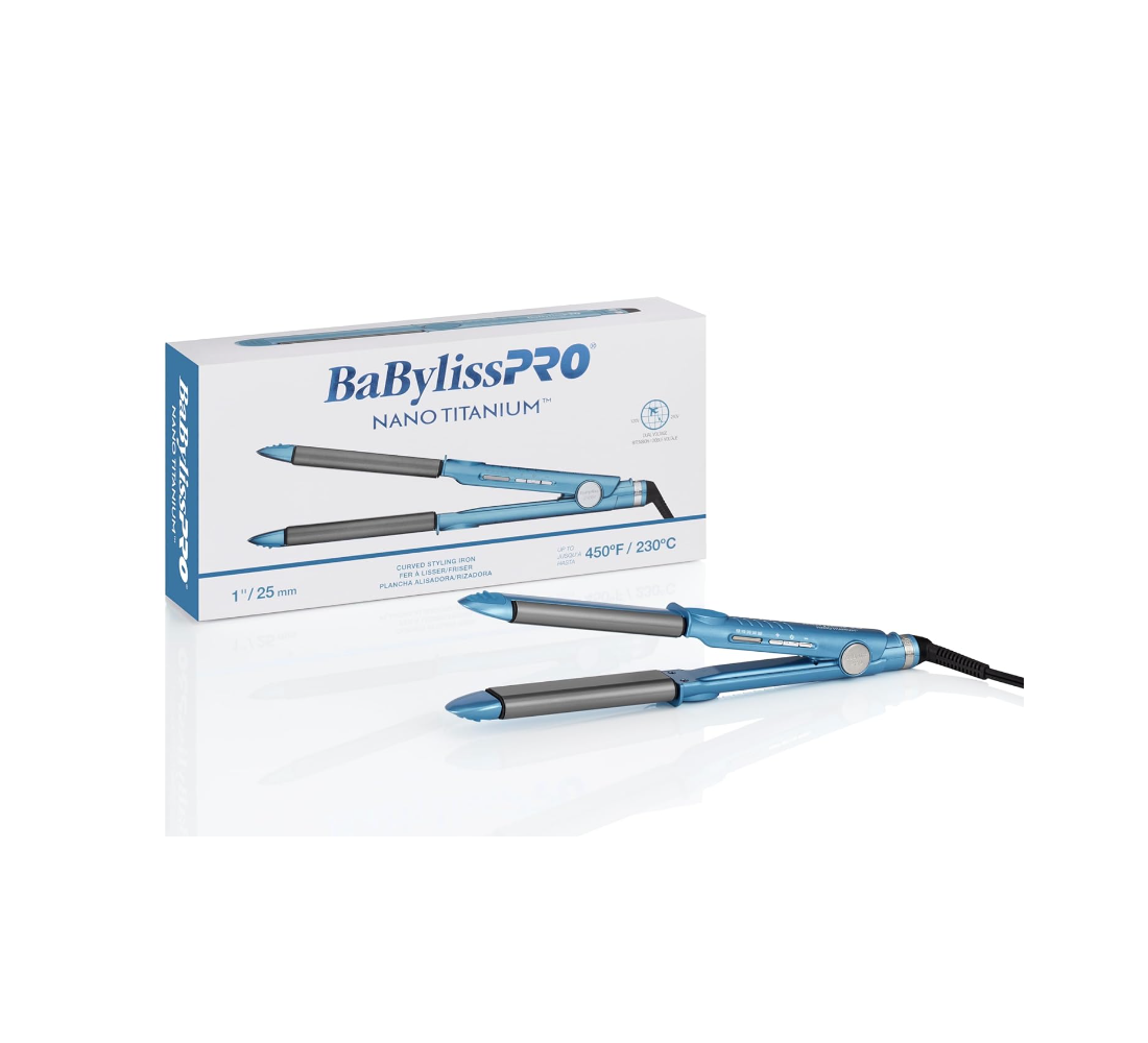 Babyliss PRO Nano Titanium 1" U Styler Flat Iron BNT4061UC
